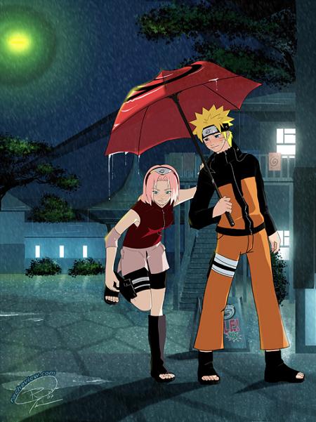 NaruSaku(under umbrella):-) NaruSaku(under umbrella):-)