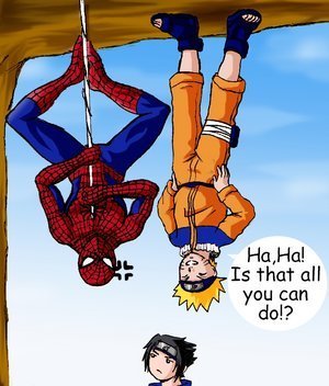 Naruto VS Spiderman:) Naruto VS Spiderman:)