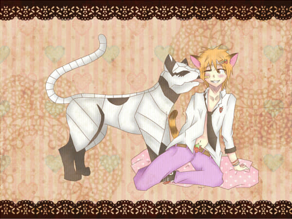 Moje dve kawaii potvúrky (/w<)