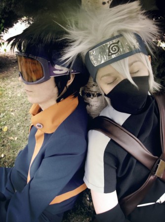 Obito a Kakashi cosplay