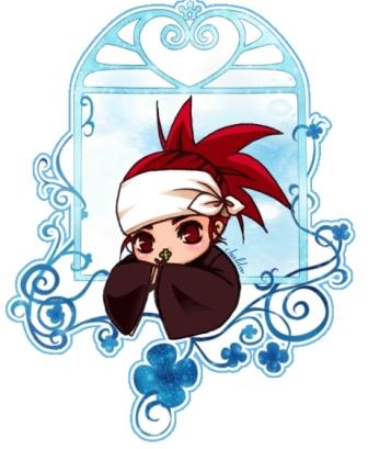 Chibi Renji se čtyřlístkem ^^