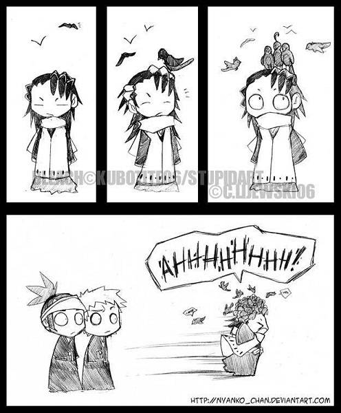 Byakuya vs. Birds Byakuya vs. Birds